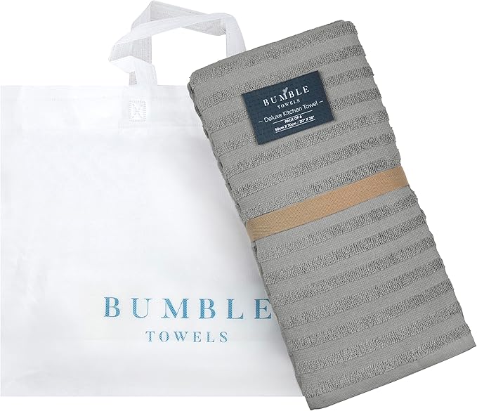 Premium Kitchen Towels | Large Cotton Dish Towels 400 GSM | Highly Absorbent - Image 4