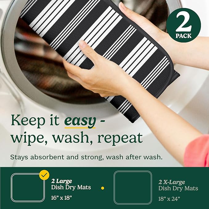 Cuisinart Dish Drying Mats for Kitchen Counter - Image 6
