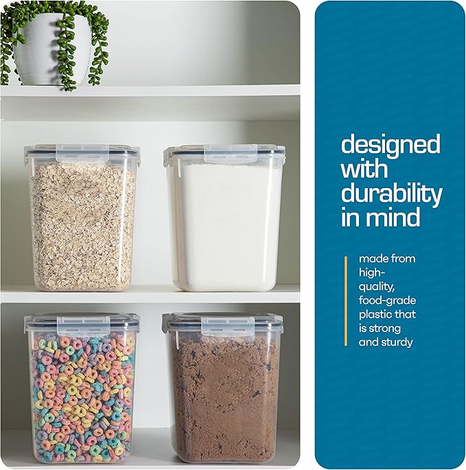Flour Sugar Storage Containers Great Rice Canisters Sets - Image 5