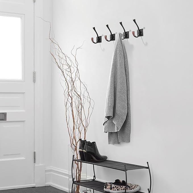 khtumeware Wall Hooks, 3 Pack Coat Hooks Hardware Towel Hooks - Image 6