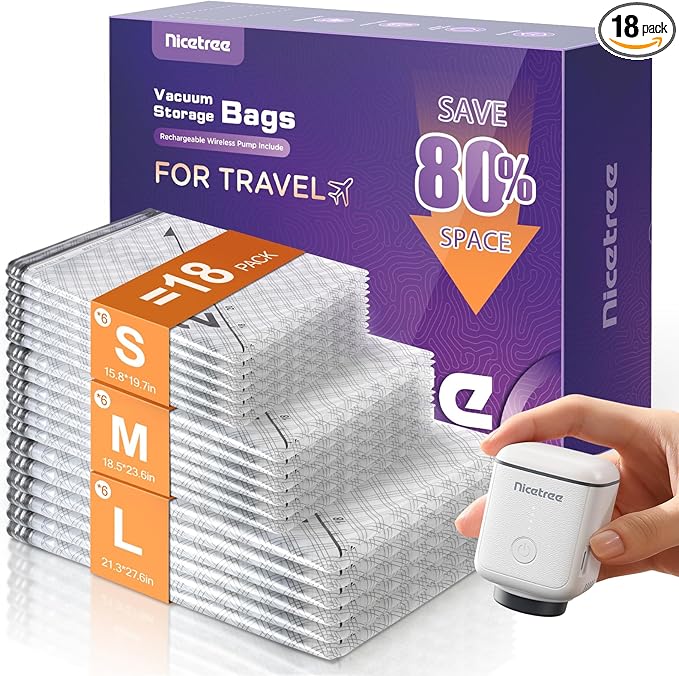 Nicetree 18-Pack Vacuum Seal Bags by Nicetree