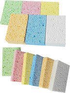12 Pack Kitchen Natural Cellulose Sponges, Color Sponge, Dishwashing Sponges by Unknown