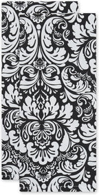 DII Cotton Dish Towel Set Damask Print - Image 2