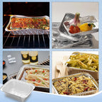 25 Pack 1 lb Rectangular Disposable Aluminum Foil Pan 16 oz Take Out Food - Image 7
