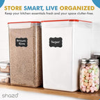 Shazo 2 PC Extra Large Bulk Food Storage Containers - Image 8