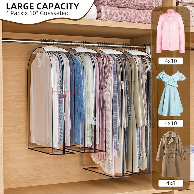 Upgraded Thickened Clear Garment Bags - Image 3