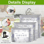 30Pcs Reusable Aluminum Foil Sealable Storage Bags, 2025 New Vacuum Zipper - Image 3