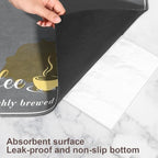 Absorbent Coffee Mat, Fashion Dish Drying Mat - Image 7