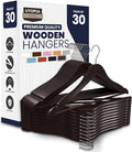 Utopia Home Premium Wooden Hangers 30 Pack by UTOPIAHOME