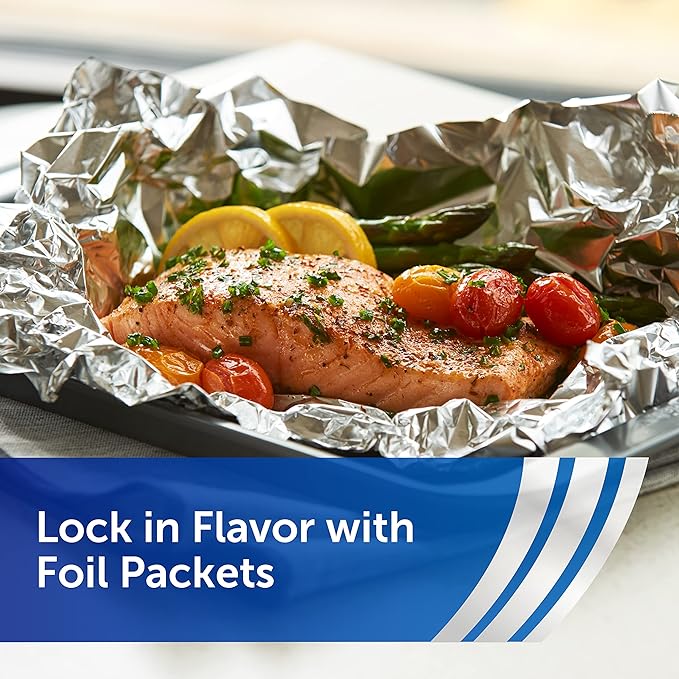 Reynolds Wrap Non Stick Aluminum Foil, Nonstick Aluminum Foil Roll, Prevents - Image 7