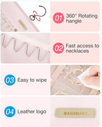 BAGSMART Hanging Jewelry Organizer Storage Roll - Image 4