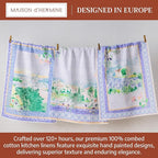 Maison d' Hermine Kitchen Towel 100% Combed Cotton Premium Set of 3 - Image 3