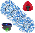 4Pack Mop Replacement Head for O Cedar RinseClean 2 Tank System, 1 Pack Mop by Unknown