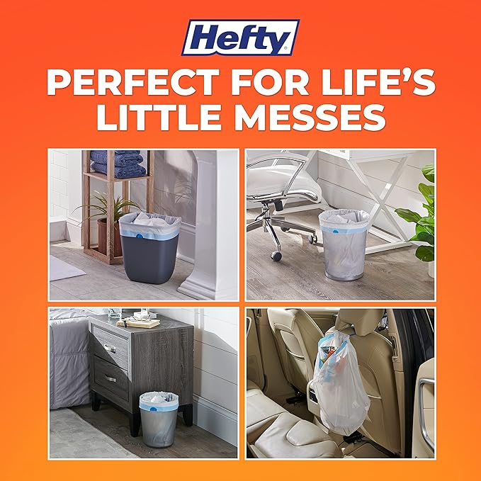 Hefty Small Trash Bags, Fabuloso Watermelon Scent, 4 Gallon - Image 5