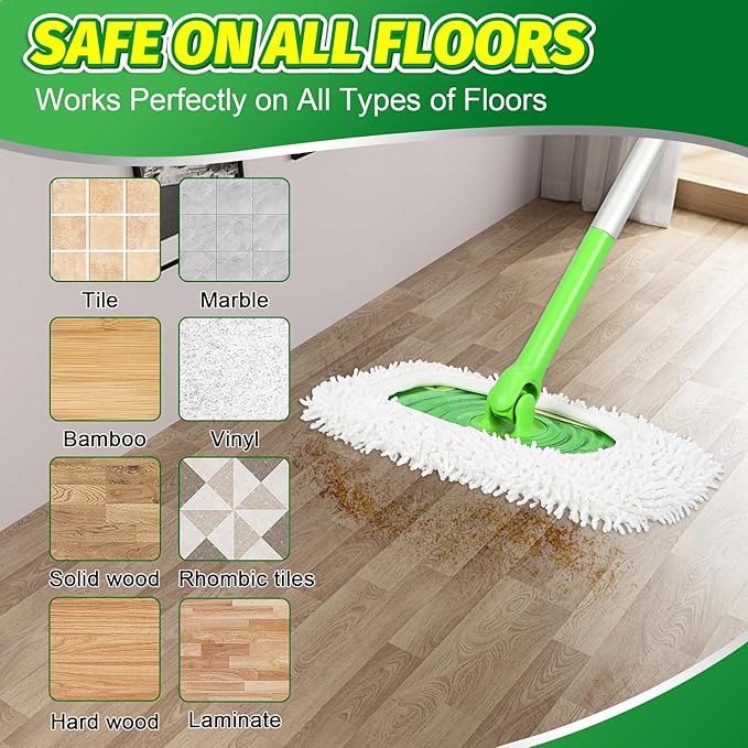 4 Pack Reusable Microfiber Mop Pads Compatible - Image 5