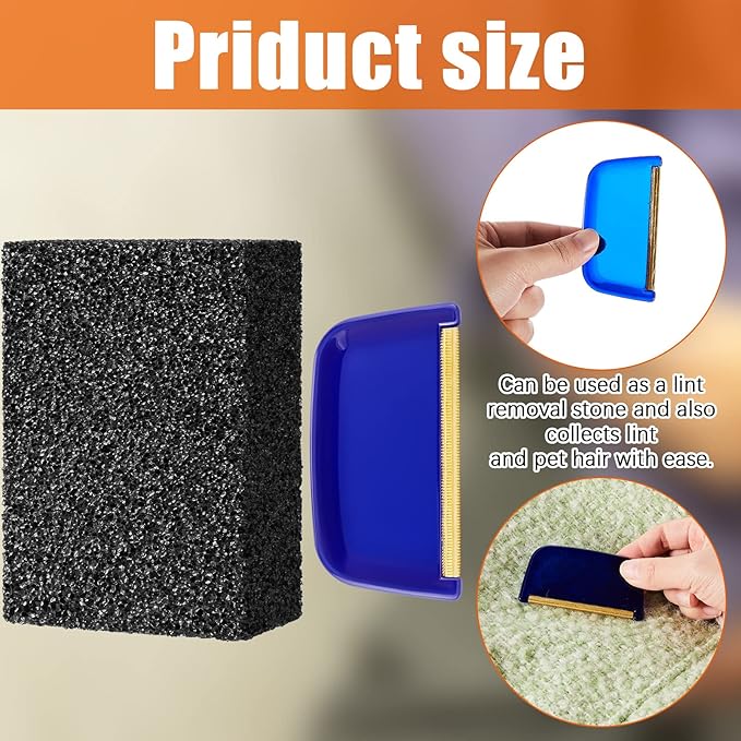 4 Pcs Sweater Pill Remover Fuzz Defuzzer Remover Stone Lint Remover Tools - Image 4