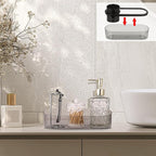Black Toothbrush Holder for Bathroom, Detactable Bathroom Tray for Men - Image 6