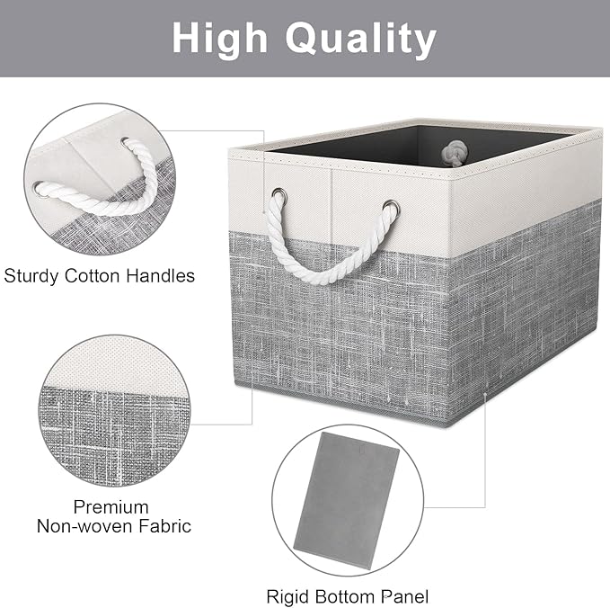 Fab totes Storage Bins, Foldable Storage Baskets - Image 2