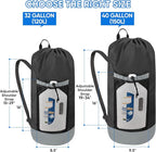 BALEINE 120L Laundry Bag Backpack, 900D Oxford Fabric Large Travel Laundry Bags - Image 2