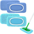 4 Pack Reusable Mop Pads Compatible by Nicemiya