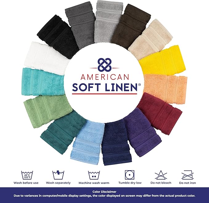 American Soft Linen 35x70 Jumbo Large Bath Towel, 600 GSM 100% Cotton Turkish - Image 8