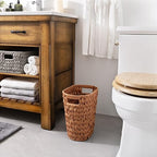 GRANNY SAYS Wicker Trash Can, Bathroom Trash Can - Image 3