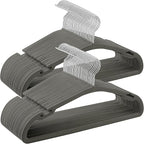 SONGMICS Velvet Hangers 50 Pack, Non-Slip Clothes Hangers, 17 x 8.3 Inches by SONGMICSbySONGMICSHOME