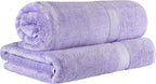 SUPERIOR Egyptian Cotton Pile Bath Sheet Set of 2, Ultra Soft Luxury Towels by SUPERIOR