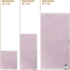 SEMAXE 18-Pack Bath Towel Set Include 6 Bath Towels, 6 Hand Towels, 6 Wash - Image 2