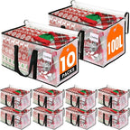 Clear Heavy Duty Extra Large Moving Bags, Reinforced Handle and Double Zipper by RoomHacks