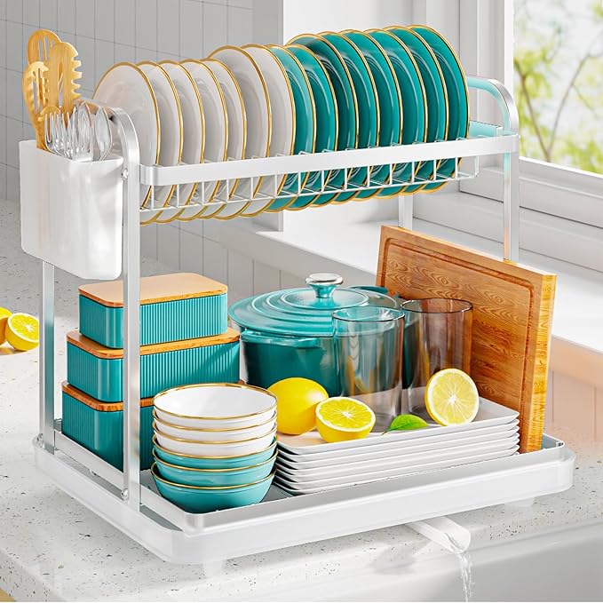 2-Tier Dish Drying Rack by Sakugi