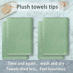 VOOVA & MOVAS Green Bath Towels - Image 3