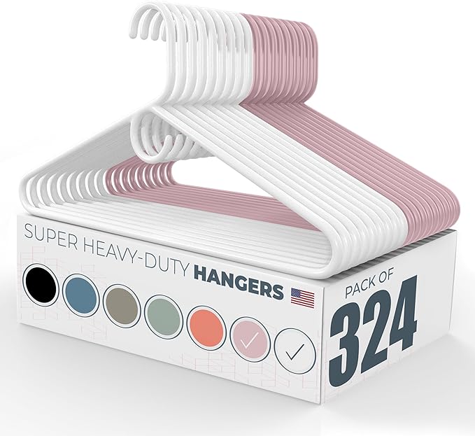 Neaties Super Heavy Duty Clothes Hangers 100+ Pack – Made in The USA - 10lb by NeatiesHangers