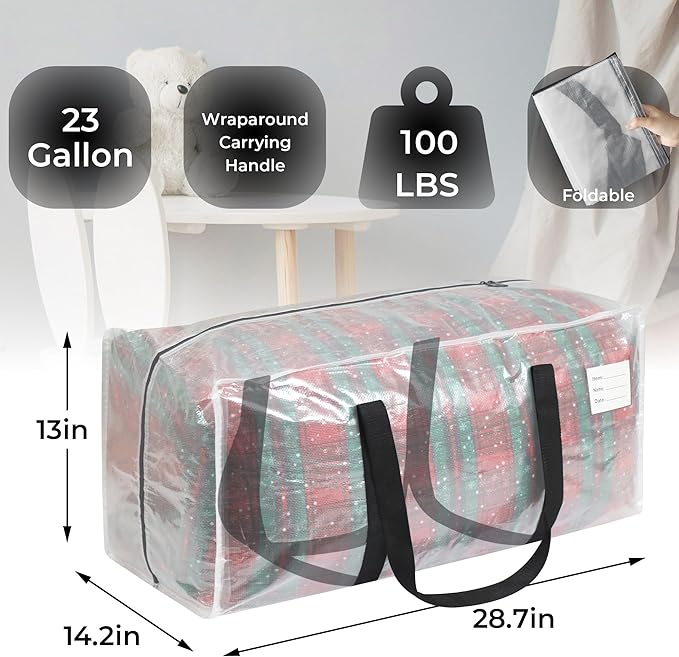 6 Pack Extra Heavy Duty Large Moving Bags - Image 2