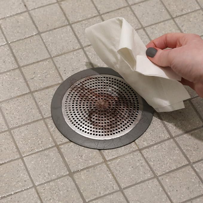 Danco 10895 Shower Drain Strainer, 5-3/4 inch, Brushed Nickel - Image 7
