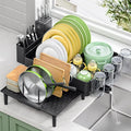 Dish Drying Rack for Kitchen Counter, 304 Stainless Steel Dish Rack, Expandable by Urackify