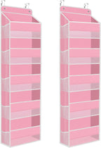 2 Pack Over The Door Organizer Hanging Storage Organizers by SpaceHacks