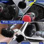 Soft Bristle Leather Brush for Drill, for Leather, Car Interior, Car Wheel - Image 6