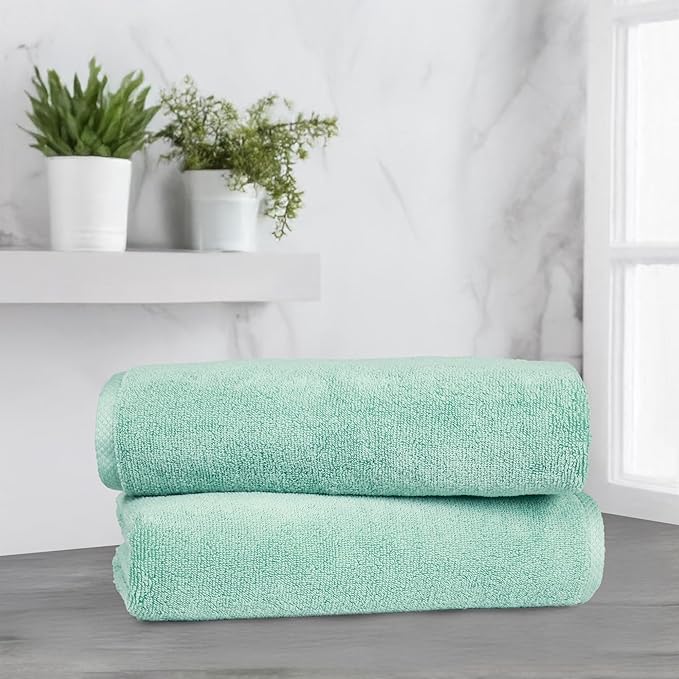 Amazon Basics Quick-Dry Lightweight Moisture Absorbing Bath Towel, 100% Cotton - Image 6