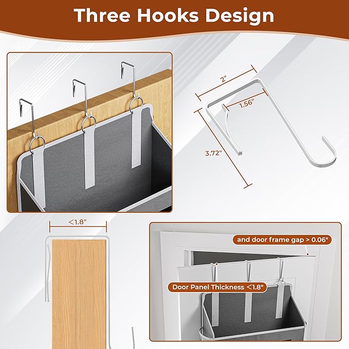 5-Tier Over The Door Storage Organizer - Image 4