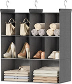 Ofiray-home 3 Tier Hanging Closet Organizer, 10 Compartments Sweater Organizer by Ofiray-home