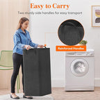 Lifewit 100L Large Tall Laundry Hamper, Collapsible Laundry Basket - Image 5