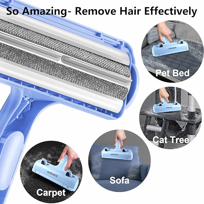 ACE2ACE Pet Hair Removal Tool, Lint Roller Brush - Image 5