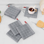 Mordimy 100% Cotton Terry Cloth Dish Cloths, Soft and Absorbent Checkered Dish - Image 7