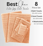 Casa Platino 100% Cotton Bathroom Towel Set - Image 4