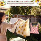 Clothespin Bag for Clothesline Outdoor, Soft & Lightweight Hanging Bag for - Image 5