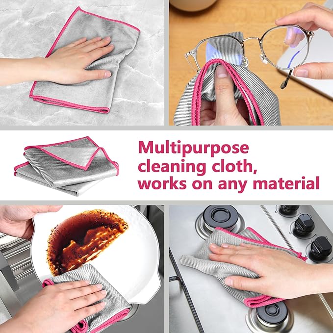 Airlab Glass Polishing Cloth Streak Free Miracle Microfiber Cleaning Cloth Lint - Image 6