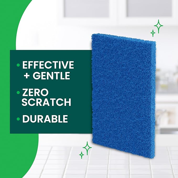 Scotch-Brite® Zero Scratch Scour Pad, 3 Scrubbing Pads, Non-Scratch Scouring - Image 3