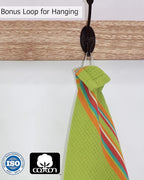 COTTON CRAFT Salsa Stripe Kitchen Towel - Image 6