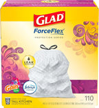 Glad Trash & Food Storage ForceFlex Protection Series Tall Trash Bags, 13 Gal by GladTrashFoodStorage